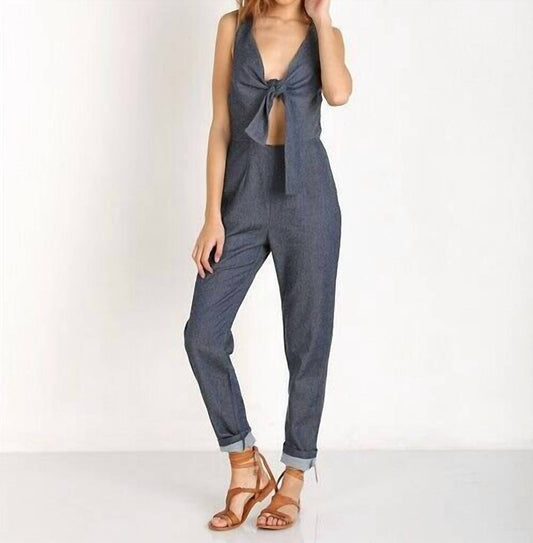 Solid & Striped - Silk Cotton Cut-Out Sleeveless Jumpsuit