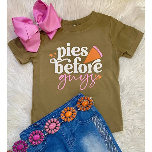Beauts & Beaus - Girl's Pies Before Guys Tee