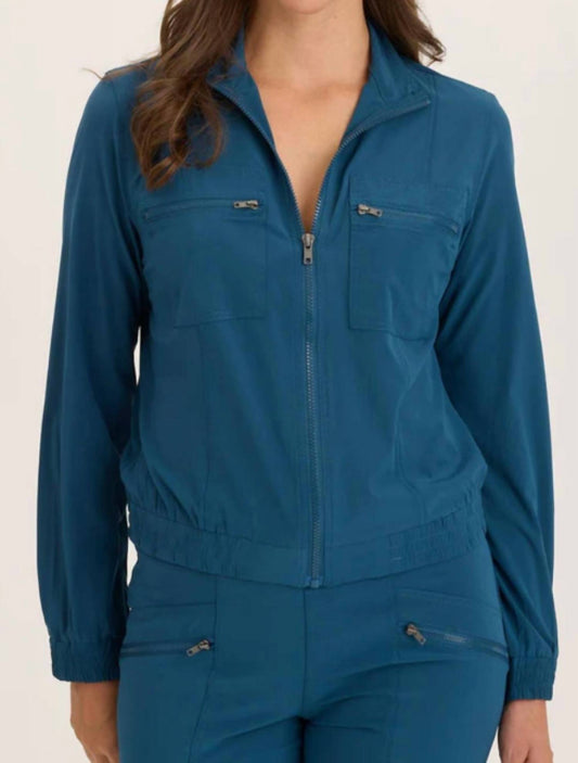 Wearables - Caspian Quinn Active Ruched Bomber Jacket