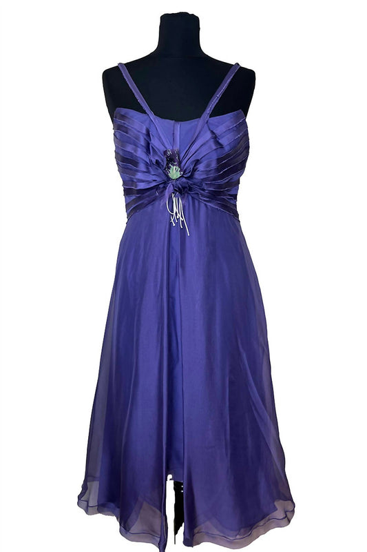 Leonardo Chiasso - Women's Radial Stripe Slip Dress