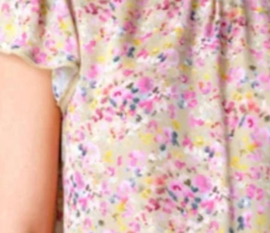 Go By Go Silk - Go Vintage Print Blouse