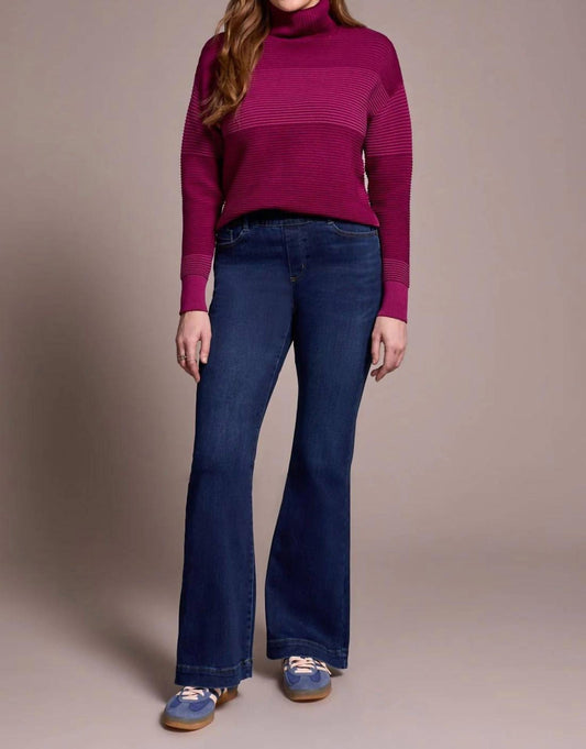 Tribal - Audrey Boundless Stretch Denim Pull On Flare Jeans
