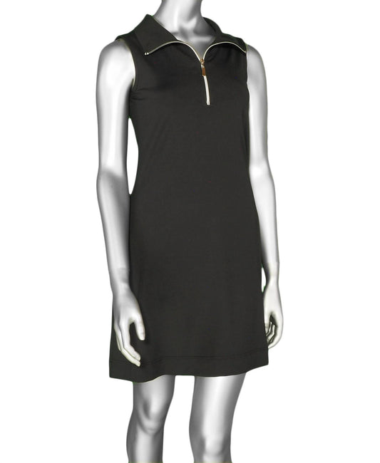 Lulu-B - Women's Sleeveless Zip Swing Dress