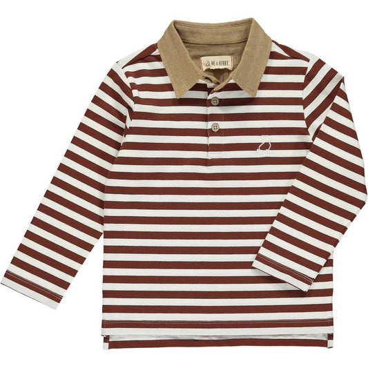 Me & Henry - Boy's Waverly Stripe Polo