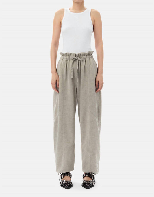 Ganni - Light Melange Suiting Pants