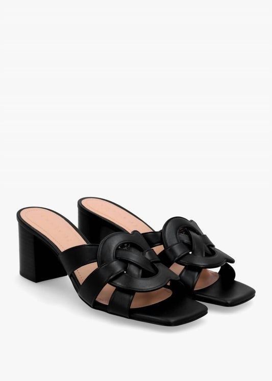 Coach - Women's Nikki Leather Slide Sandal