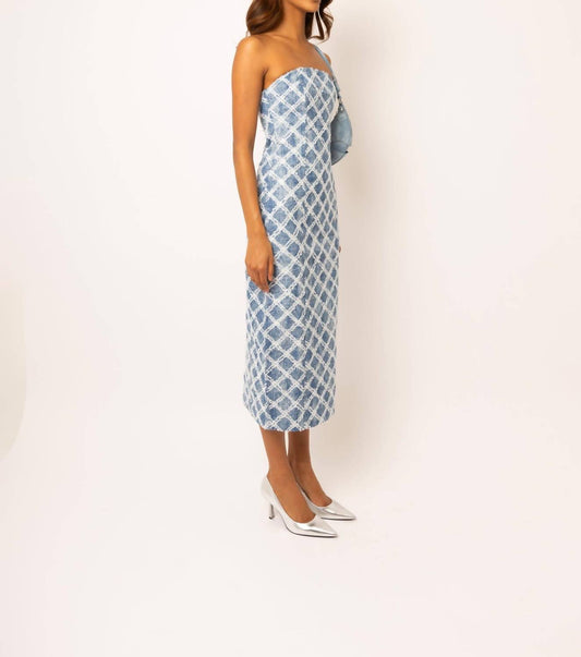 Amylynn - Bronte Denim Bandeau Dress