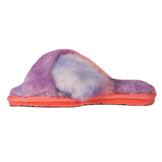 LADIES DUO-TONE EMMA SHEEPSKIN SLIPPER
