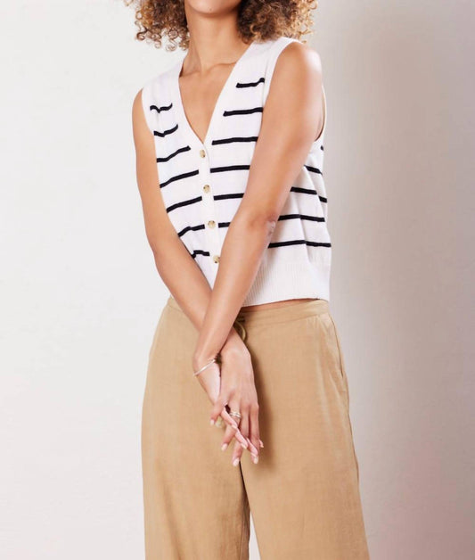 Not Monday - Cate Cashmere Button Down Vest