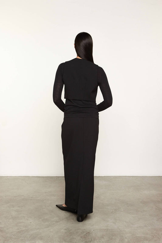 Enza Costa - FINE CASHMERE KNITTED CREWNECK SWEATER