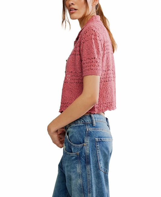 Free People - Daylight Short Sleeve Cardigan