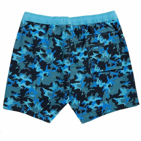 Psycho Bunny - Men's Rye All Over Print Pull On Swim Trunk