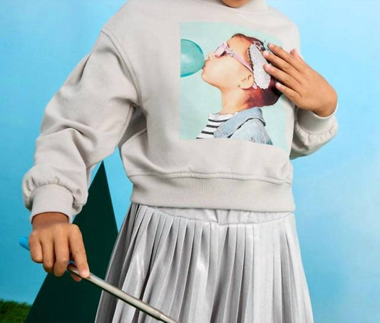 Mayoral - Girls' Bubble Pop Sweatshirt With Clip