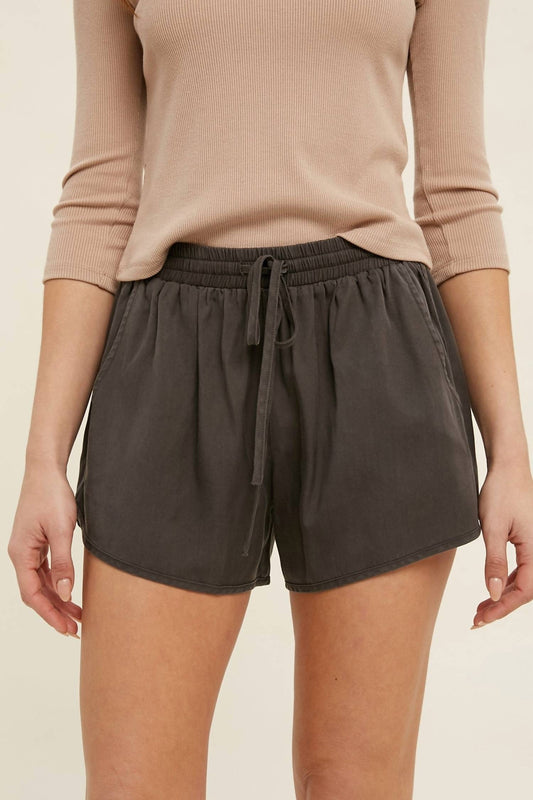Wishlist - Tencel Drawstring Shorts
