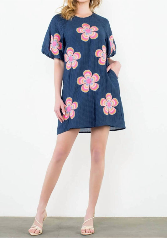 Thml - Sasha Flower Embroidered Dress