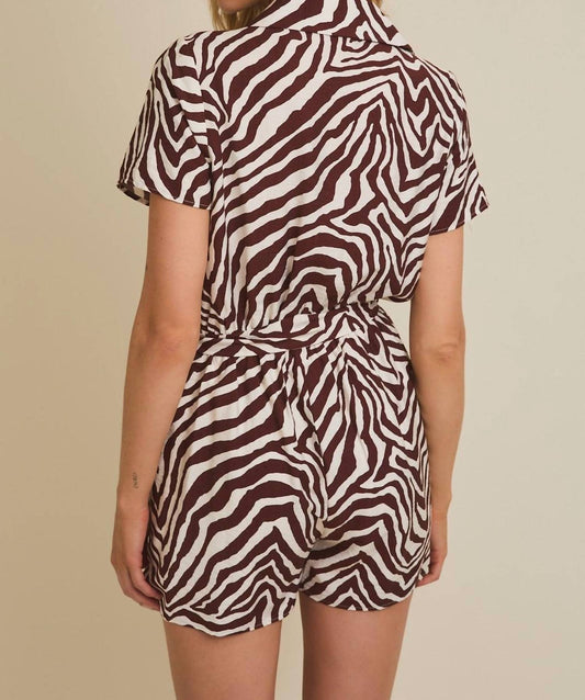 Gilli - Zebra Romper