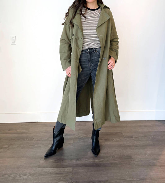 In-Loom - Jennifer Longline Belted Trench Coat