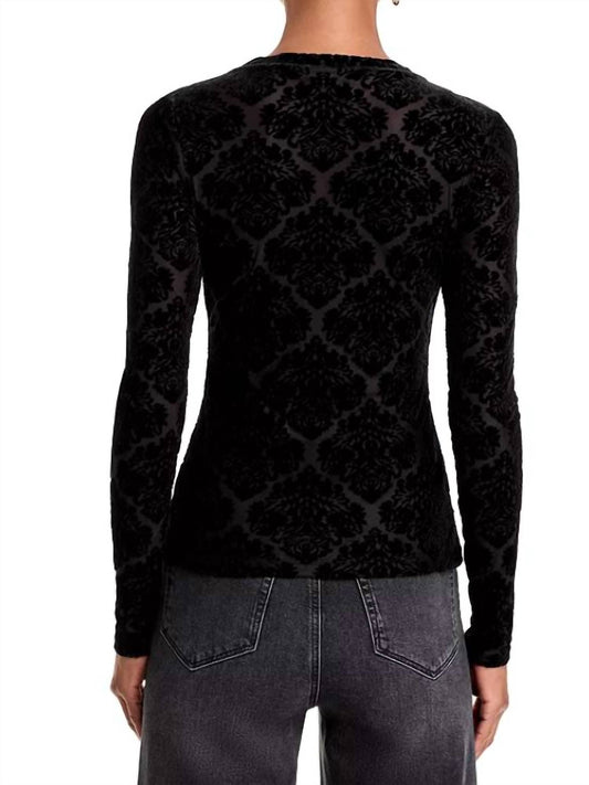 Paige - Chelle Velvet Burnout Long Sleeve
