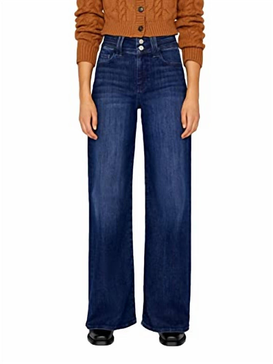 Frame - Triple Binding Flare Wide Leg Jeans