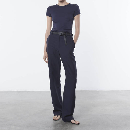 Enza Costa - SUPIMA COTTON CAP SLEEVE CREW