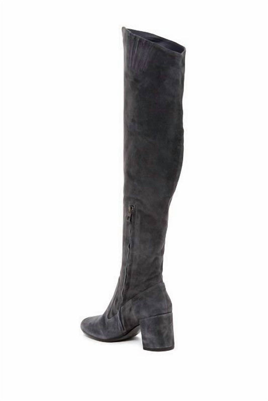 Vince - Women Blythe Suede Leather Over The Knee Boots