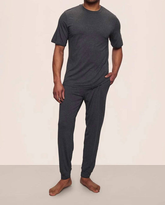 Eberjey - Henry Short Sleeve Long Pajama Set