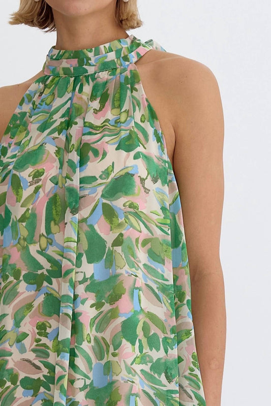 Entro - Bella Maxi Halter Dress