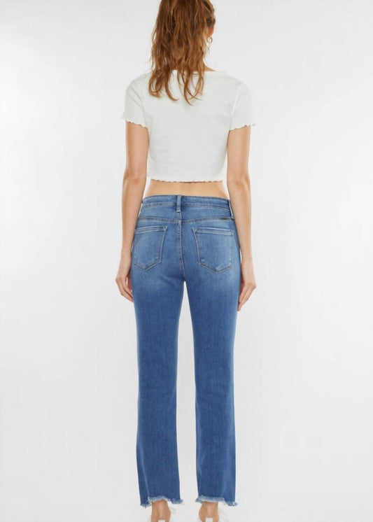 Kancan - Danielle High Rise Straight Leg Jeans
