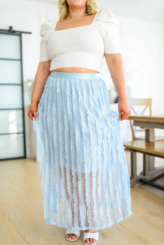 143 Story - Cascading Ruffles A-Line Skirt