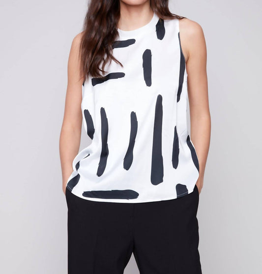 Charlie B - Paint Brush Sleeveless Top