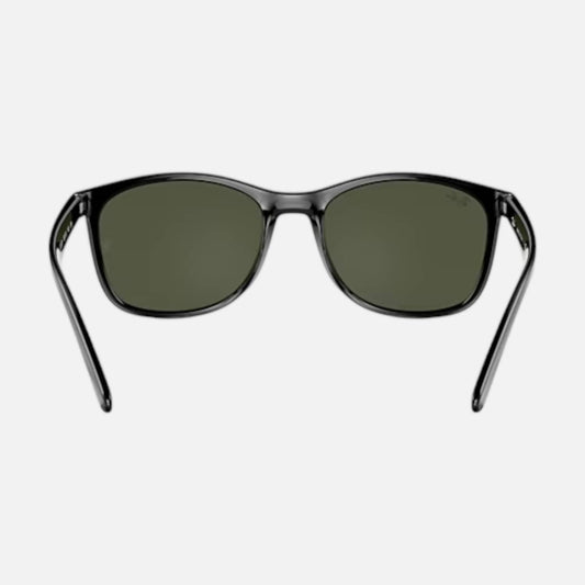 Ray Ban - Men's Square Sunglasses Polished Black Nylon Frame