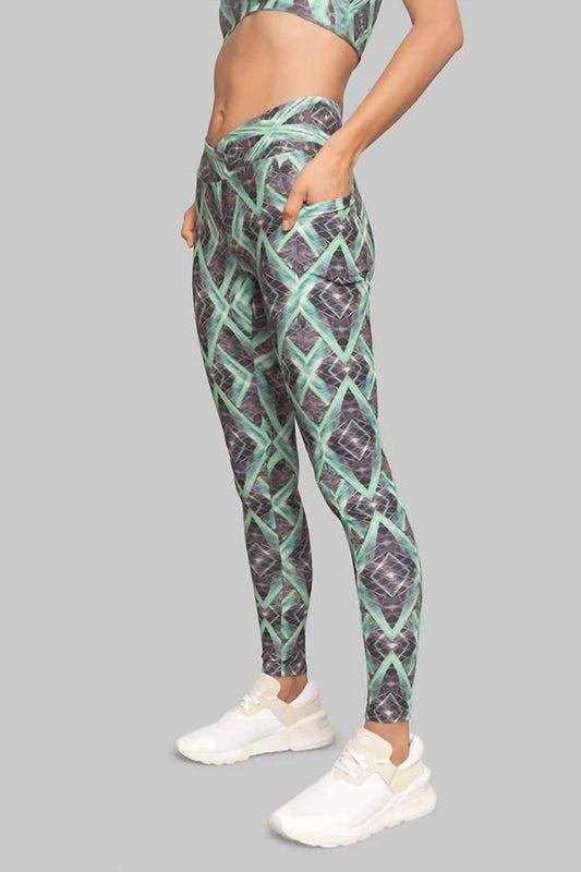 JUNGLE HELIX CROSSOVER POCKET LEGGING