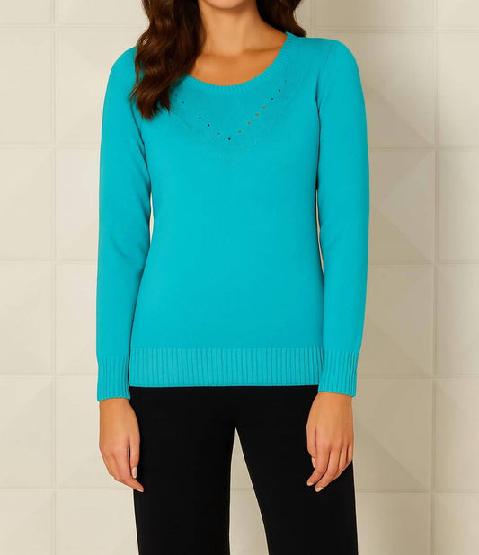 French Kyss - Braided V-Neck Top