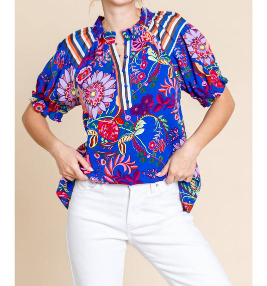 Jodifl - Happy Hacienda Floral Blouse