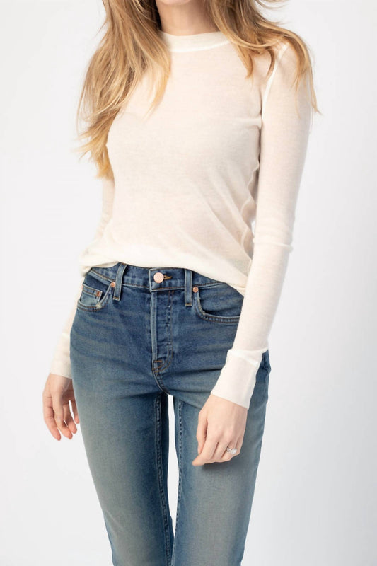 Rag & Bone - Marina Crewneck Long Sleeve Top