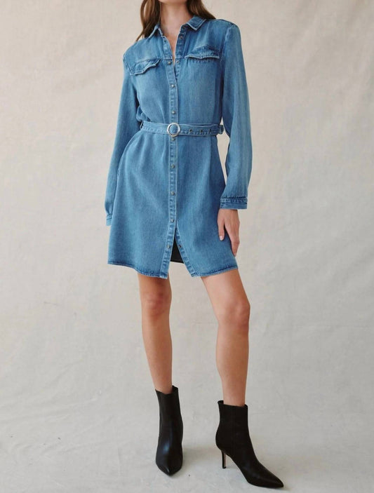 Bella Dahl - Flap Pocket Belted Shirt Dress
