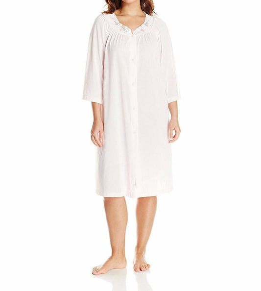 Shadowline Lingerie - Short 3/4 Sleeve Button Down Robe