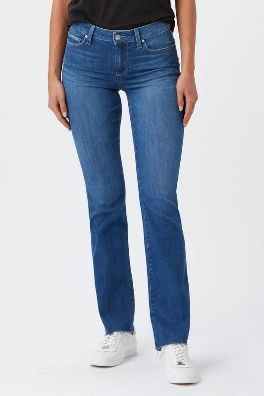 Paige - Manhattan Raw Hem Bootcut Jeans