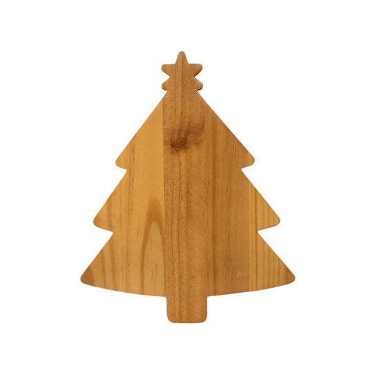 Creative Gifts International - Holiday Tree Pine Wood Board - 12.75" x 16"
