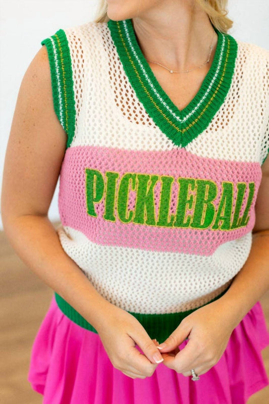 Grace + Emma - Pickle-ball Sweater Vest