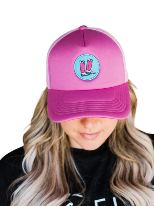 2Flyco - Vintage Boots Trucker Hat