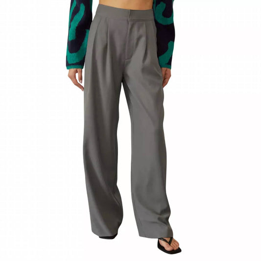 Crescent - Suki Straight-leg Pleated Trouser