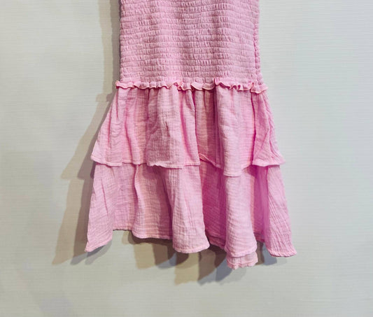 Girls' Pastel Dress w/ Shoulder Ties