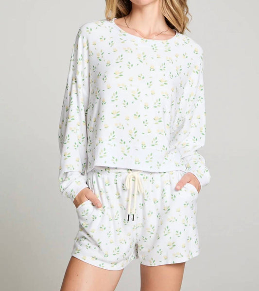 Chaser - All Over Lemons Long Sleeve Top