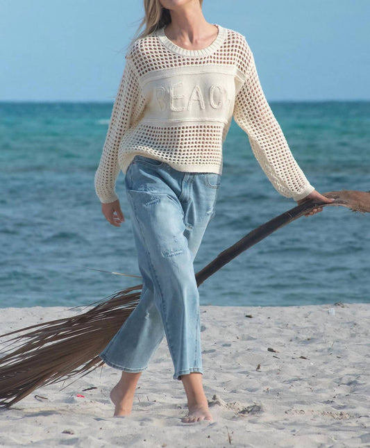 Tribal - Open Crochet Beach Sweater