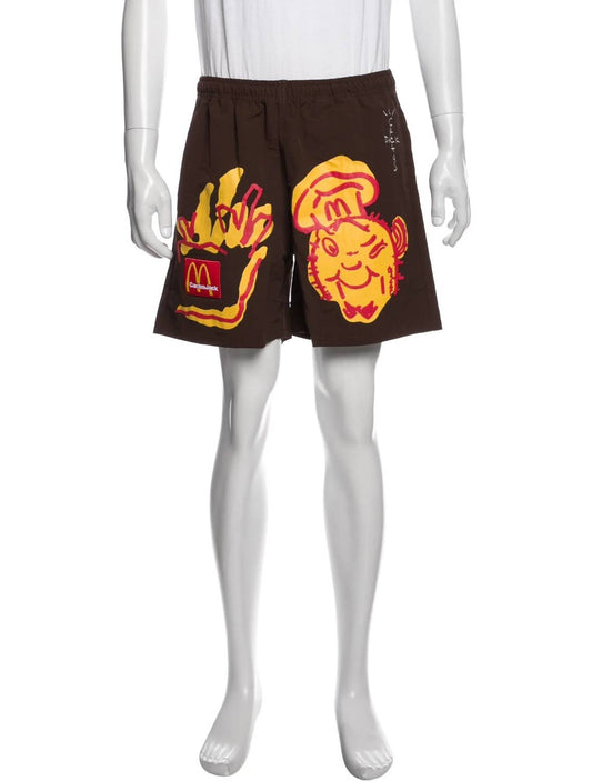 Cactus Jack By Travis Scott - Men's Illustration Ii Nylon Jogger Shorts