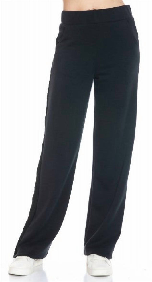 Ariella - Wide Leg Pants With Side Contrast