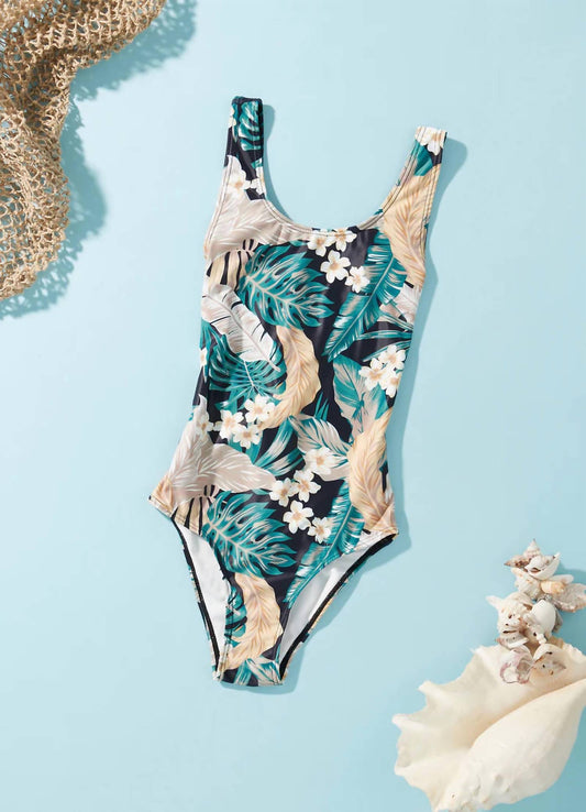 Seafolly - Girl's Saint Lucia Crossover Back One Piece