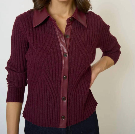 Central Park West - milan vegan collar sweater