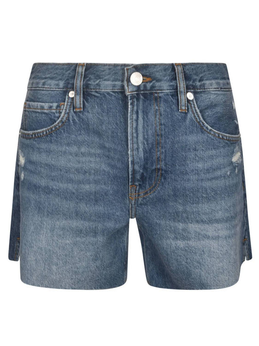 Frame - WOMEN'S DISTRESSED DENIM SHORTS
